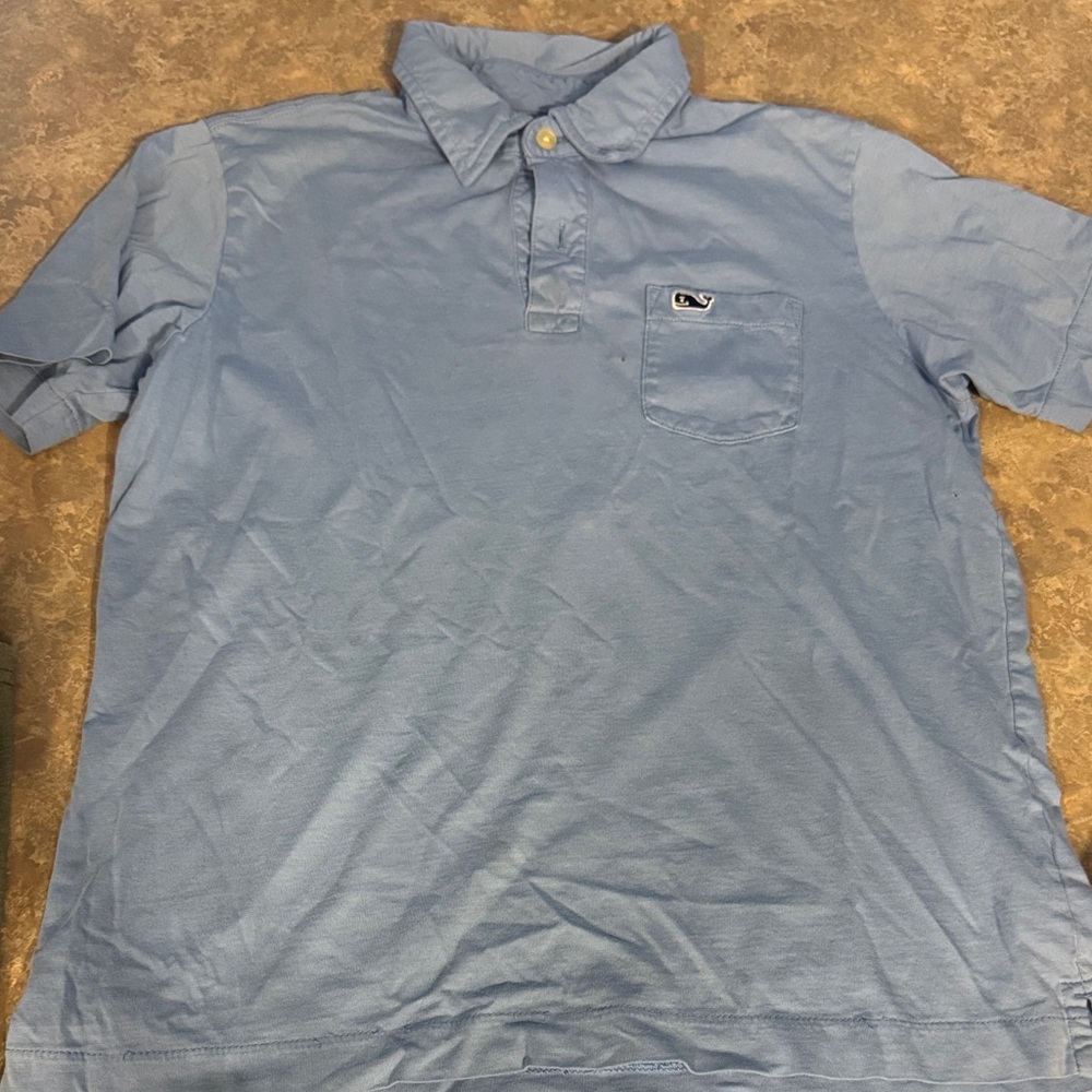 Vineyard Vines Light Blue Kids Polo Shirt